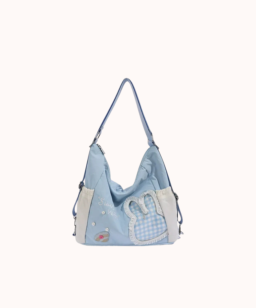 Lusette Bunny Patch Shoulder Bag