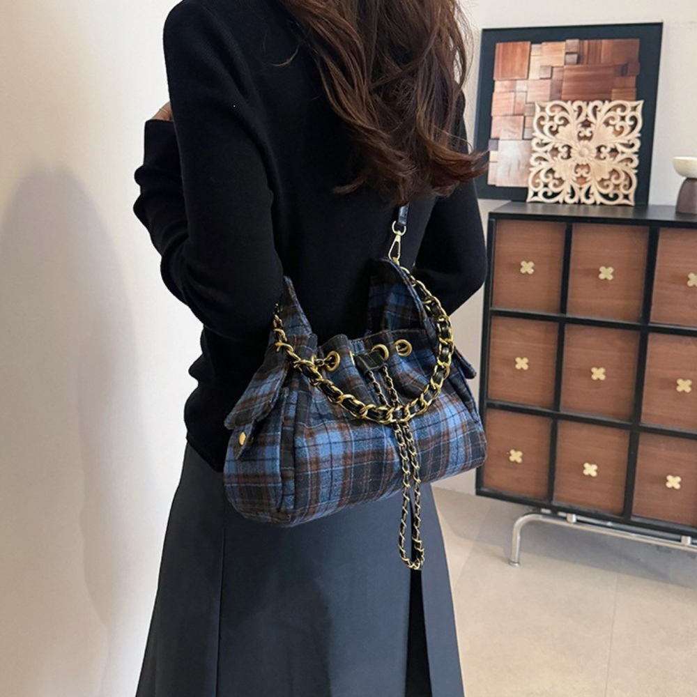 Edmée Chain Drawstring Shoulder Bag
