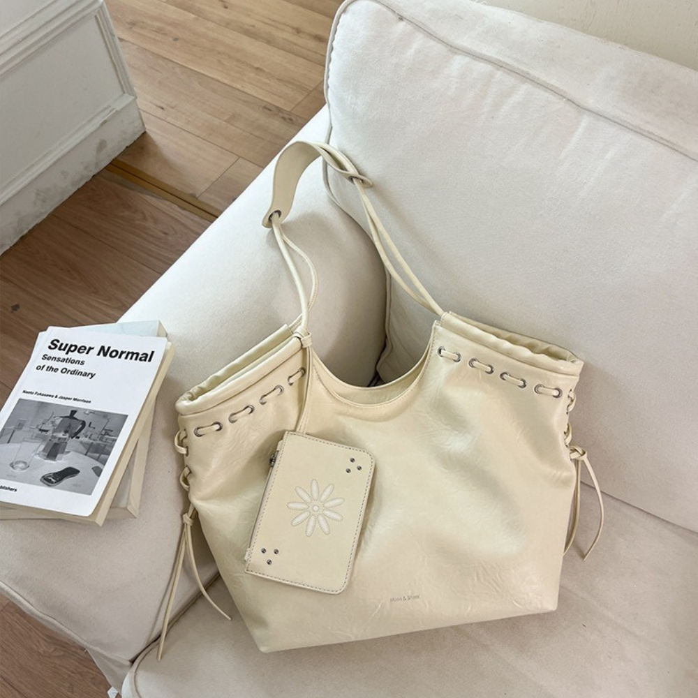 Bravelle Lace-Up Shoulder Bag