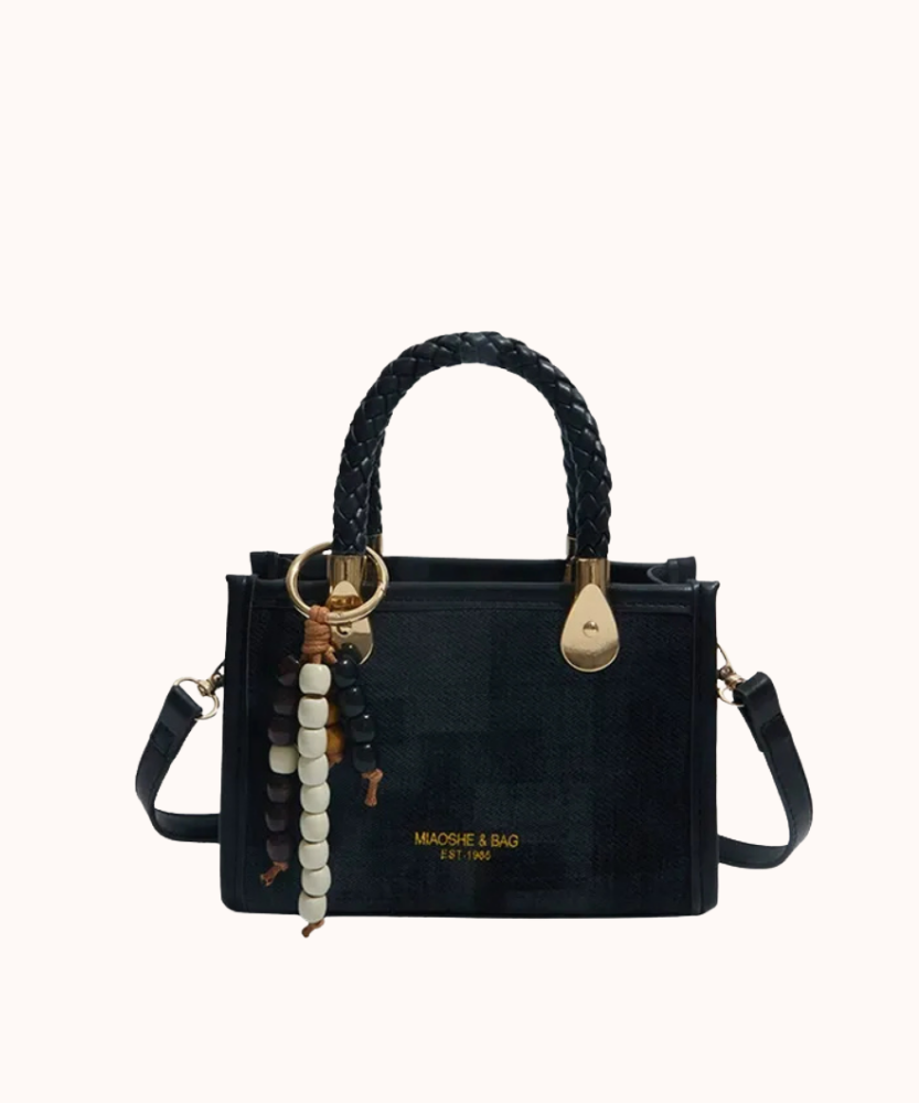 Capucine Braided Handle Mini Handbag