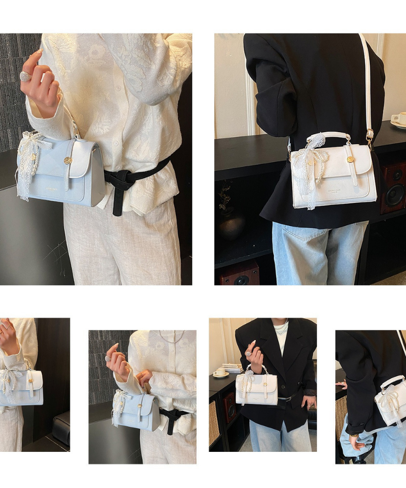 Vessara Top Handle Flap Bag