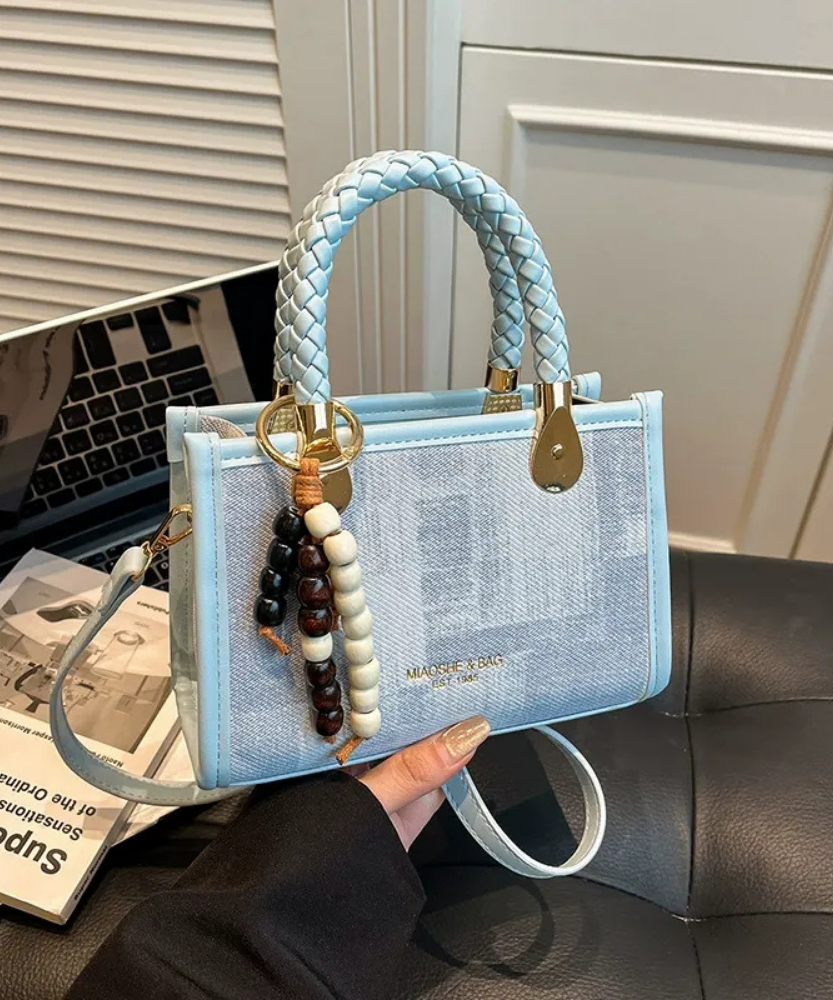 Capucine Braided Handle Mini Handbag