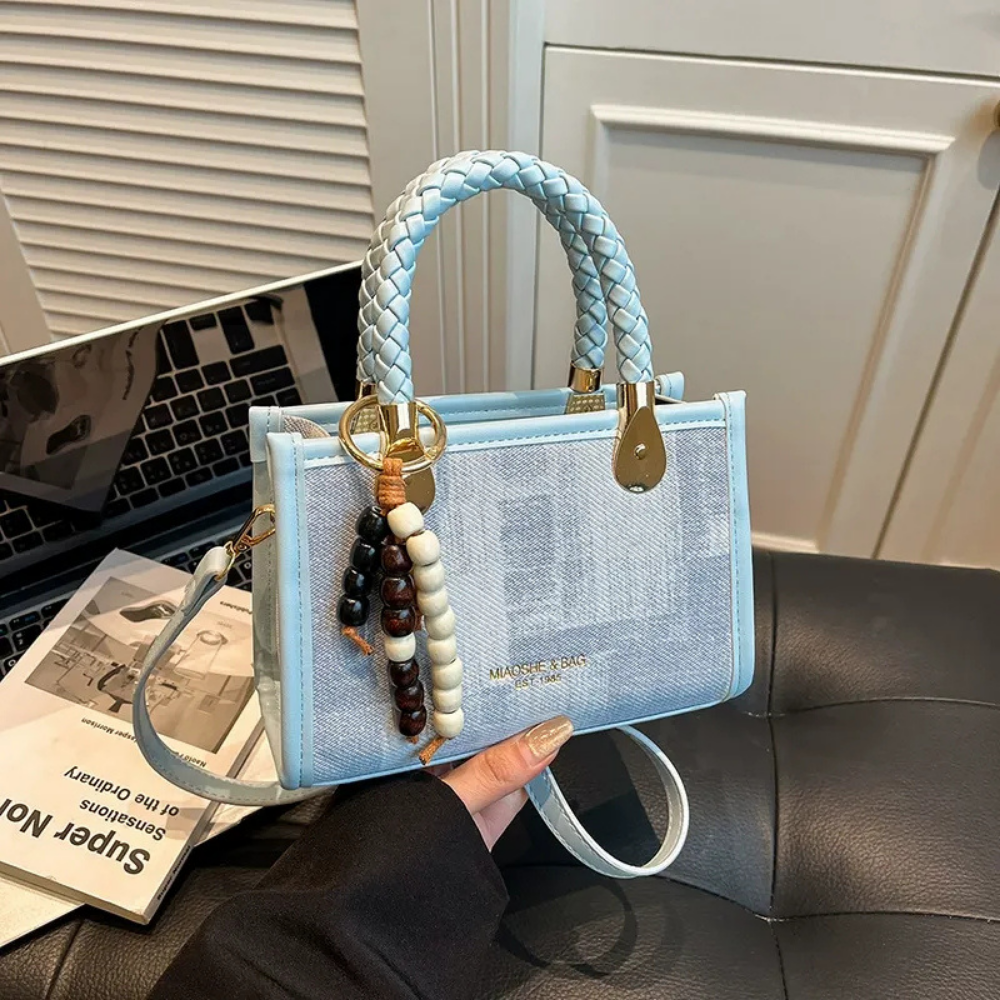 Capucine Braided Handle Mini Handbag