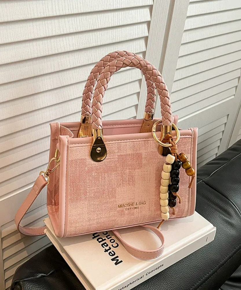 Capucine Braided Handle Mini Handbag