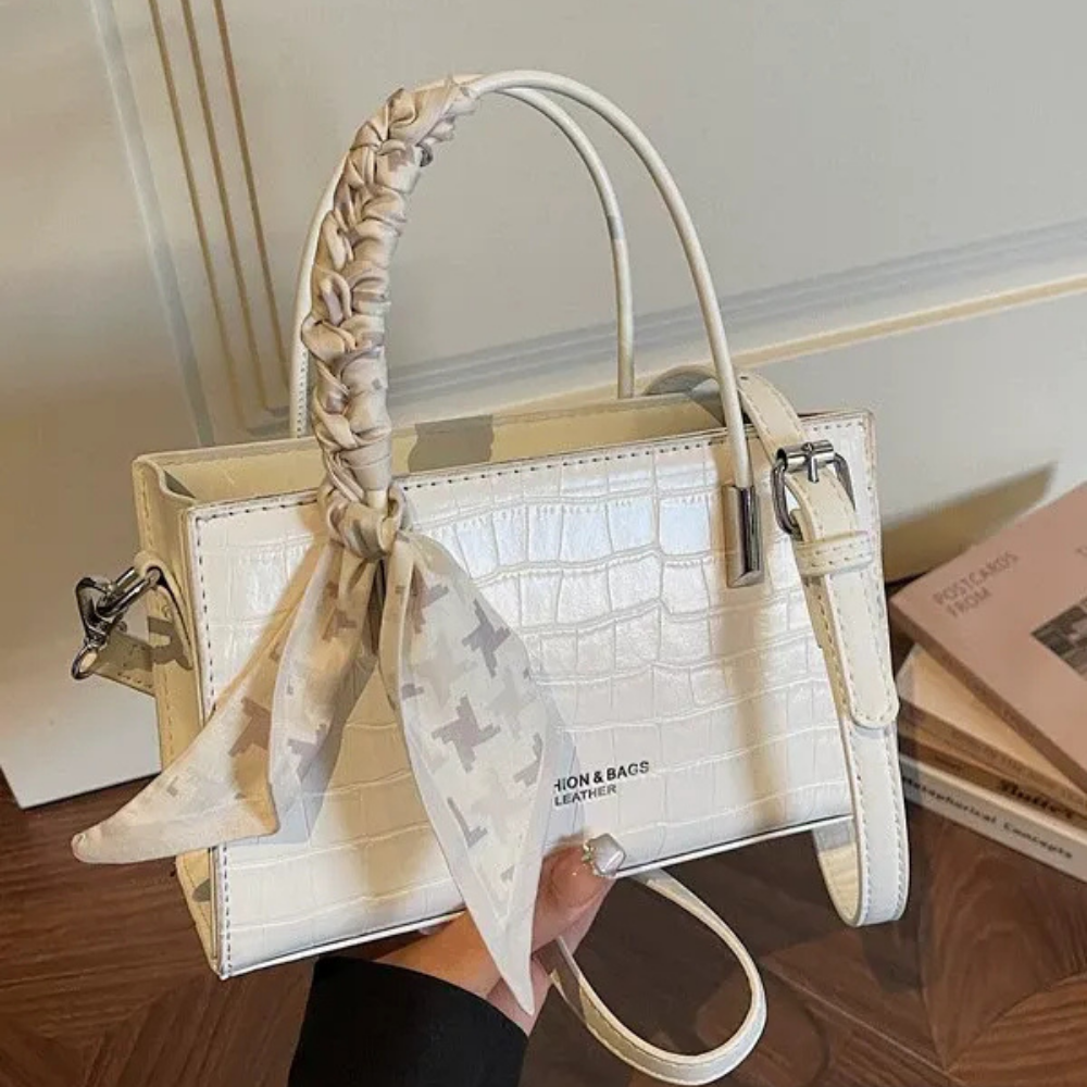 Novera Croc-Embossed Mini Shoulder Bag