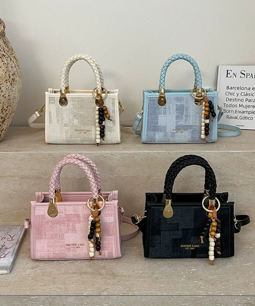 Capucine Braided Handle Mini Handbag