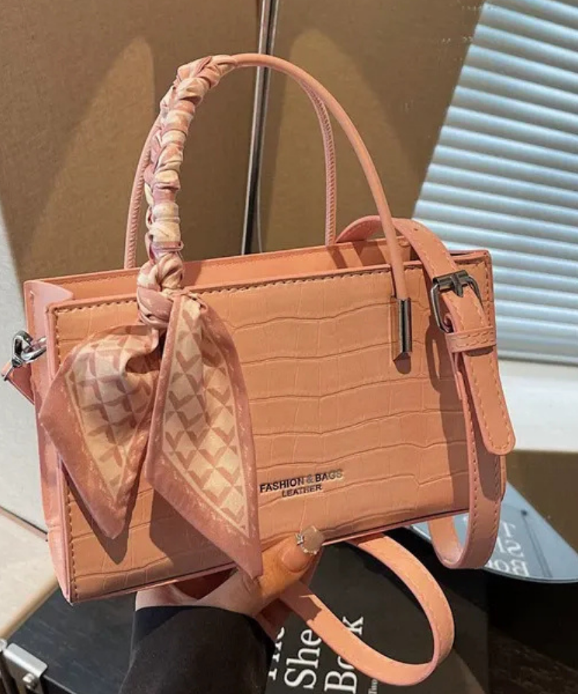 Novera Croc-Embossed Mini Shoulder Bag