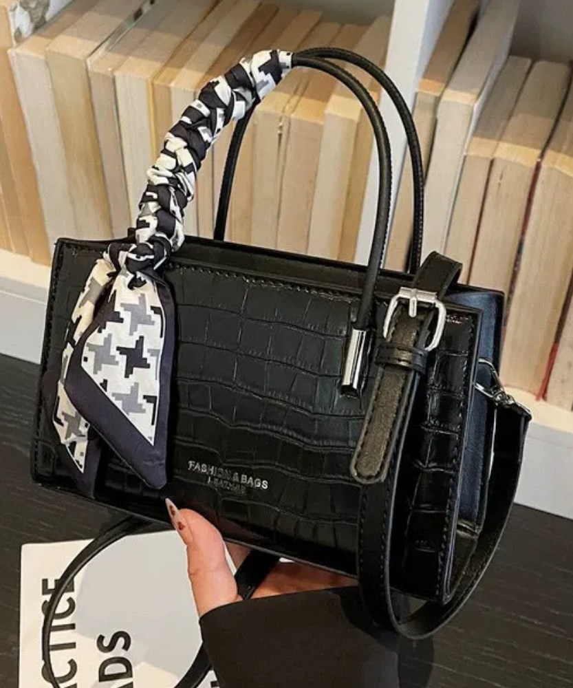 Novera Croc-Embossed Mini Shoulder Bag