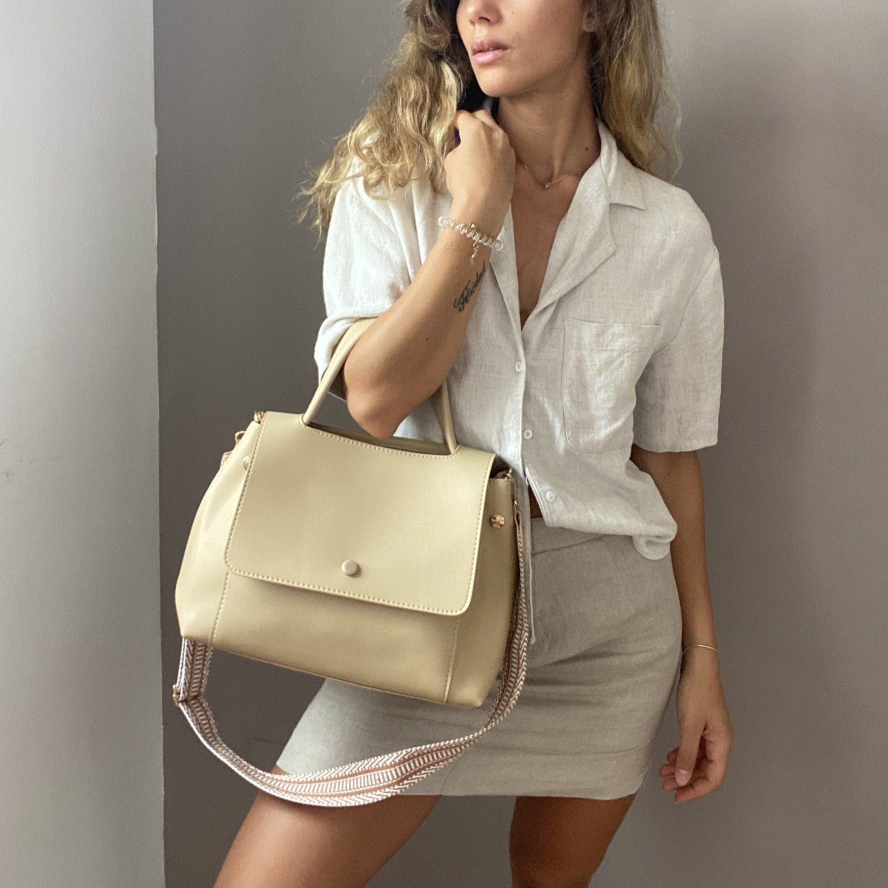 Romilda Vegan Leather Crossbody Bag