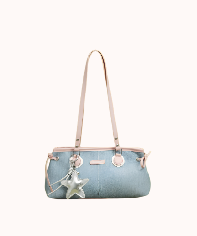 Avelora Contrast Strap Shoulder Bag