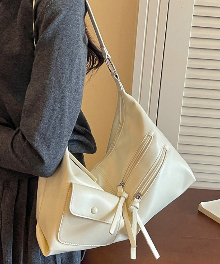 Tazielle Zip Pocket Shoulder Bag
