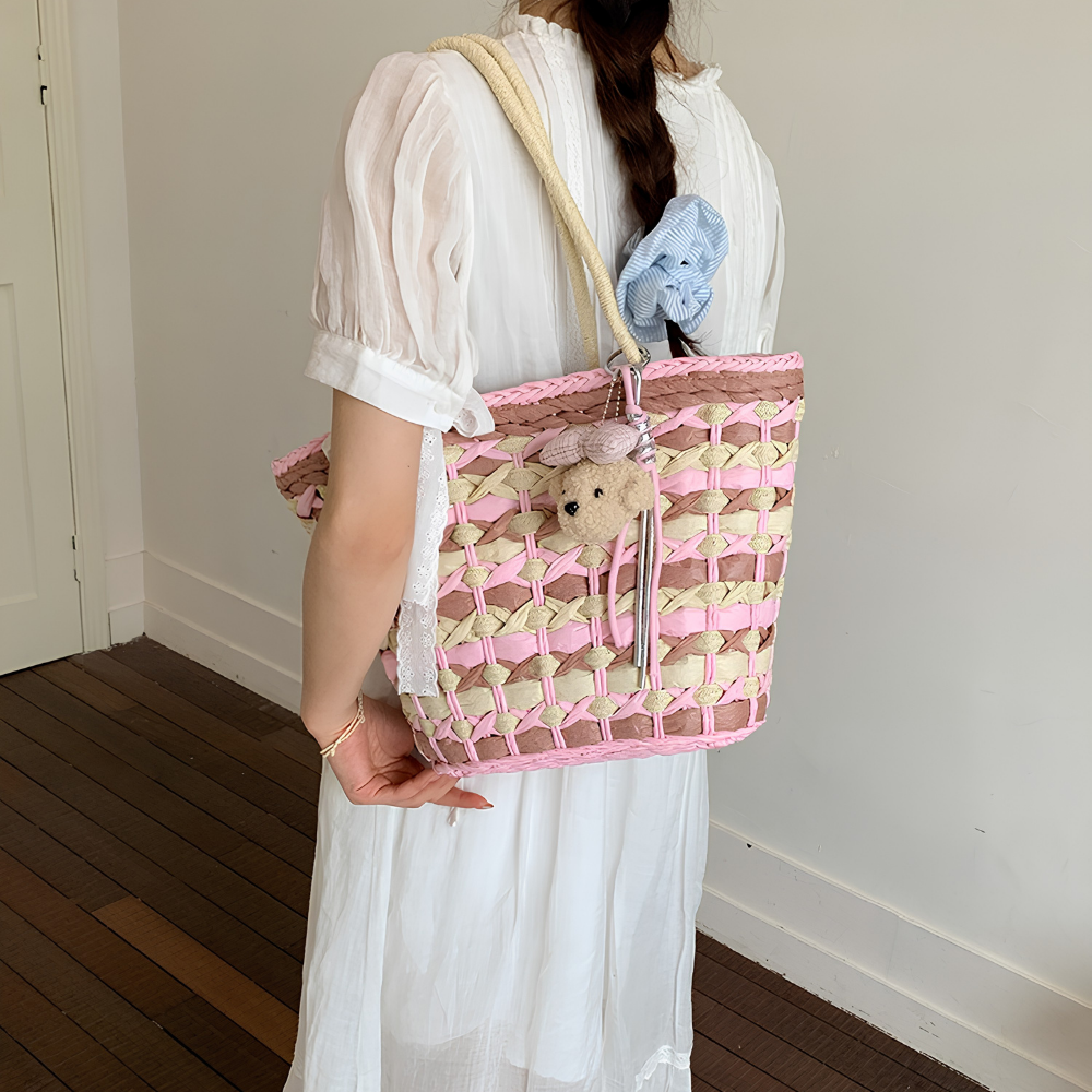 Sylka Woven Tote Bag