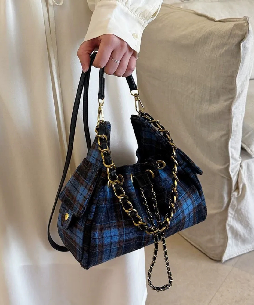 Edmée Chain Drawstring Shoulder Bag