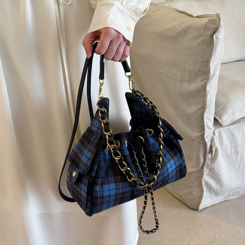 Edmée Chain Drawstring Shoulder Bag