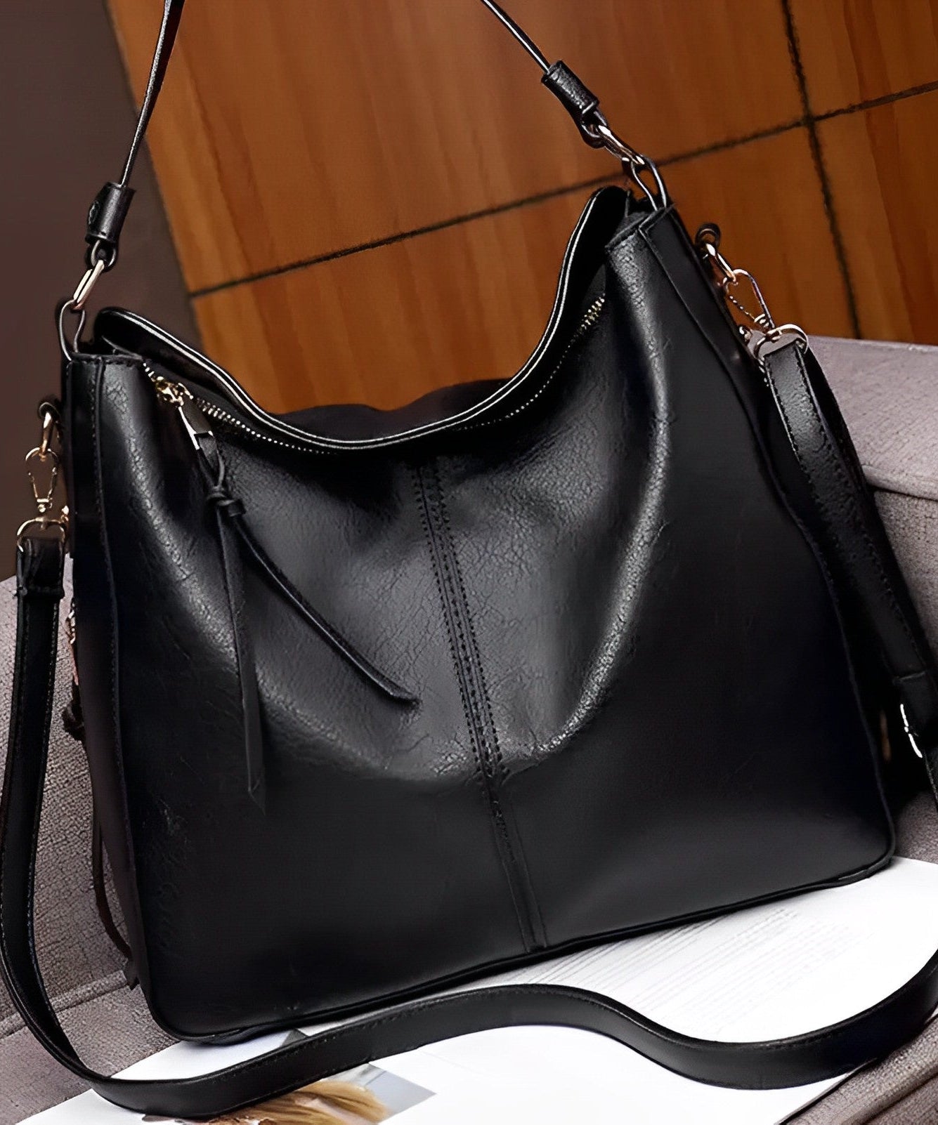 Amaya Vegan Leather Crossbody Bag