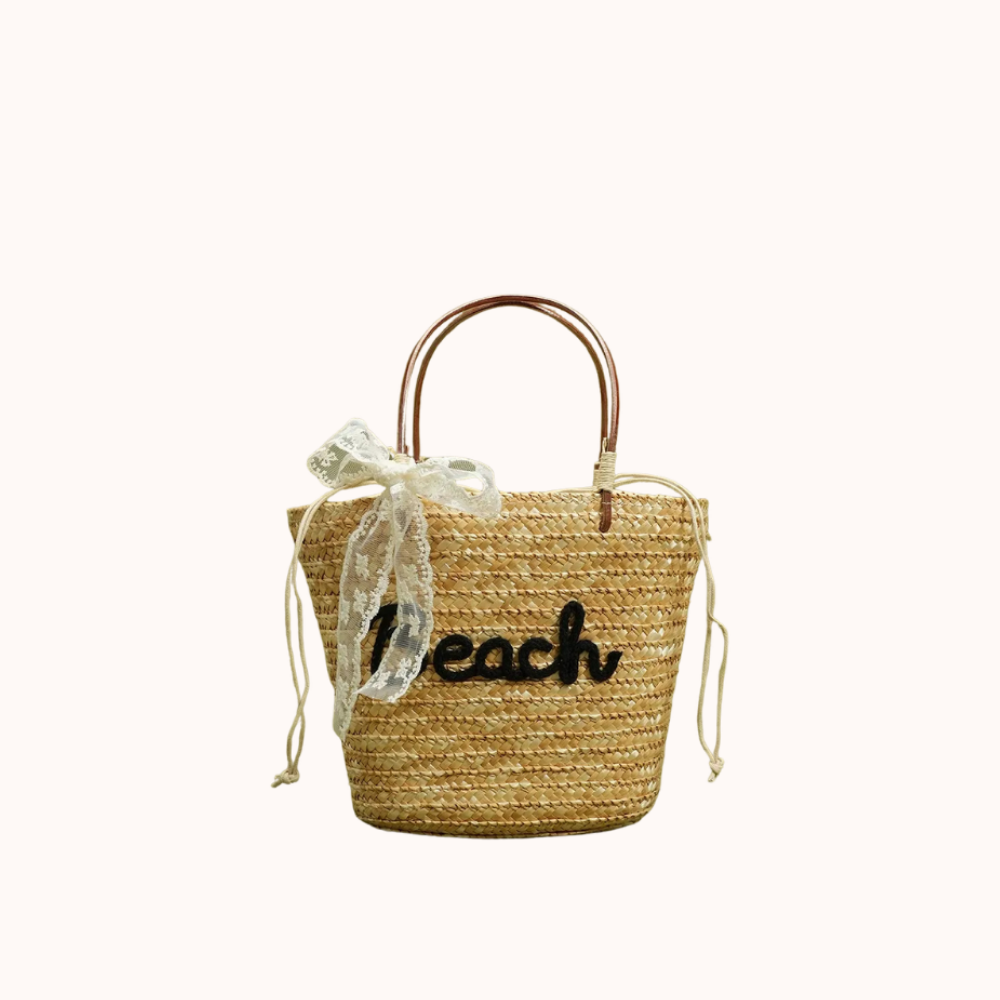 Marcelline Woven Mini Tote Bag