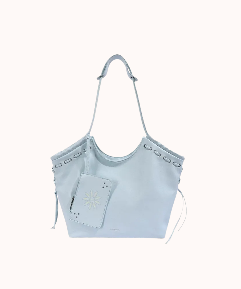Bravelle Lace-Up Shoulder Bag