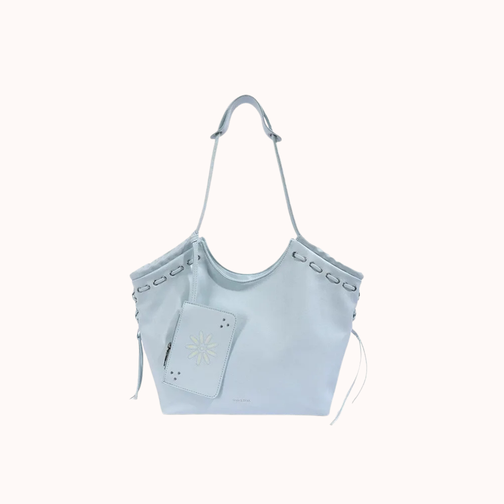 Bravelle Lace-Up Shoulder Bag