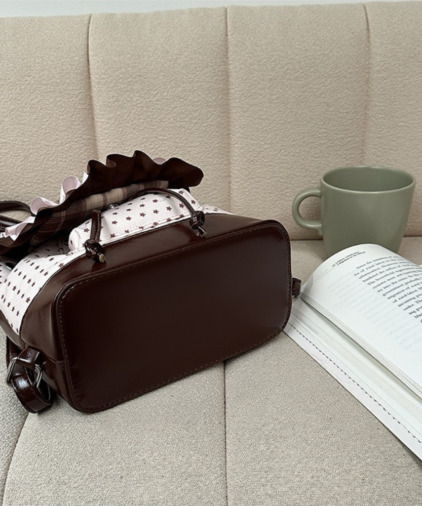Thessa Ruffled Mini Backpack