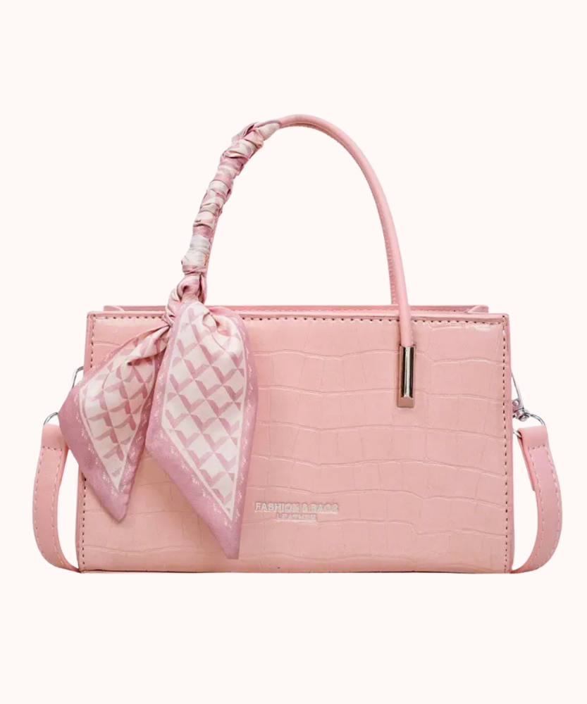 Novera Croc-Embossed Mini Shoulder Bag