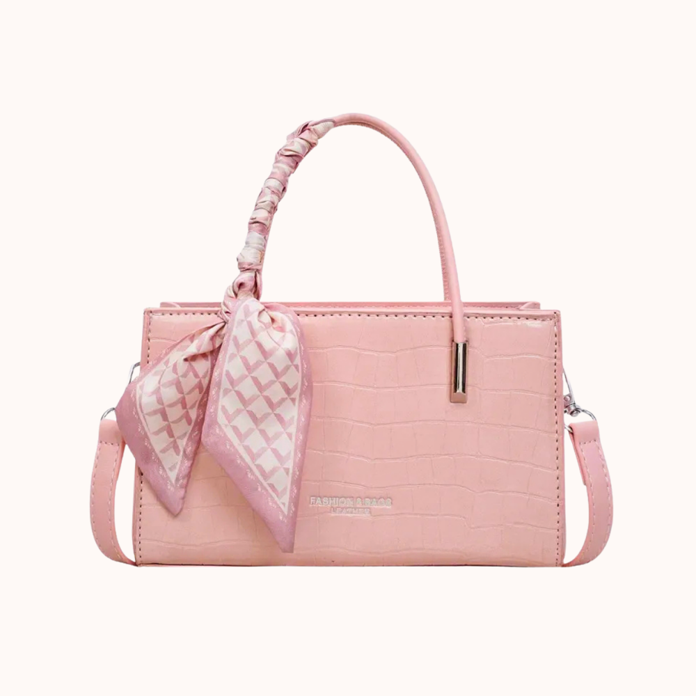Novera Croc-Embossed Mini Shoulder Bag
