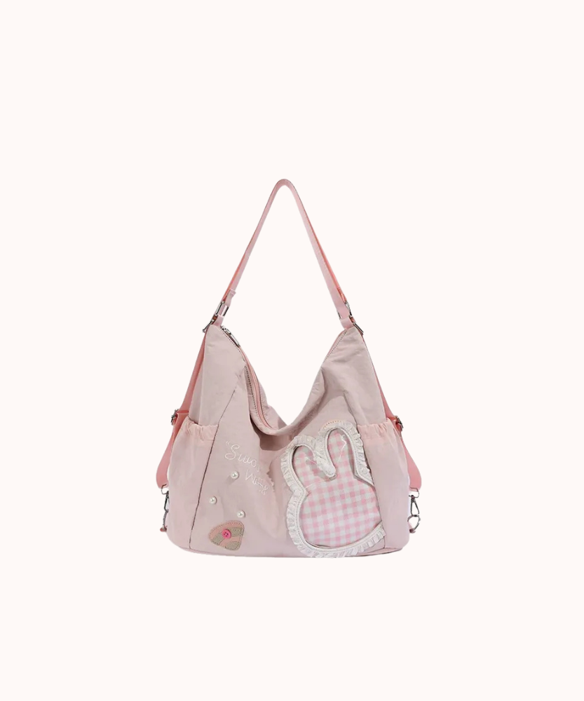 Lusette Bunny Patch Shoulder Bag