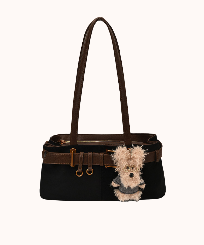 Lunéa Cat Charm Shoulder Bag