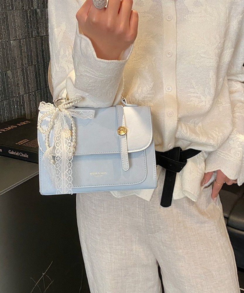 Vessara Top Handle Flap Bag