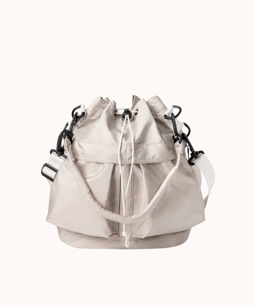 Bellance Vegan Leather Crossbody Bucket Bag