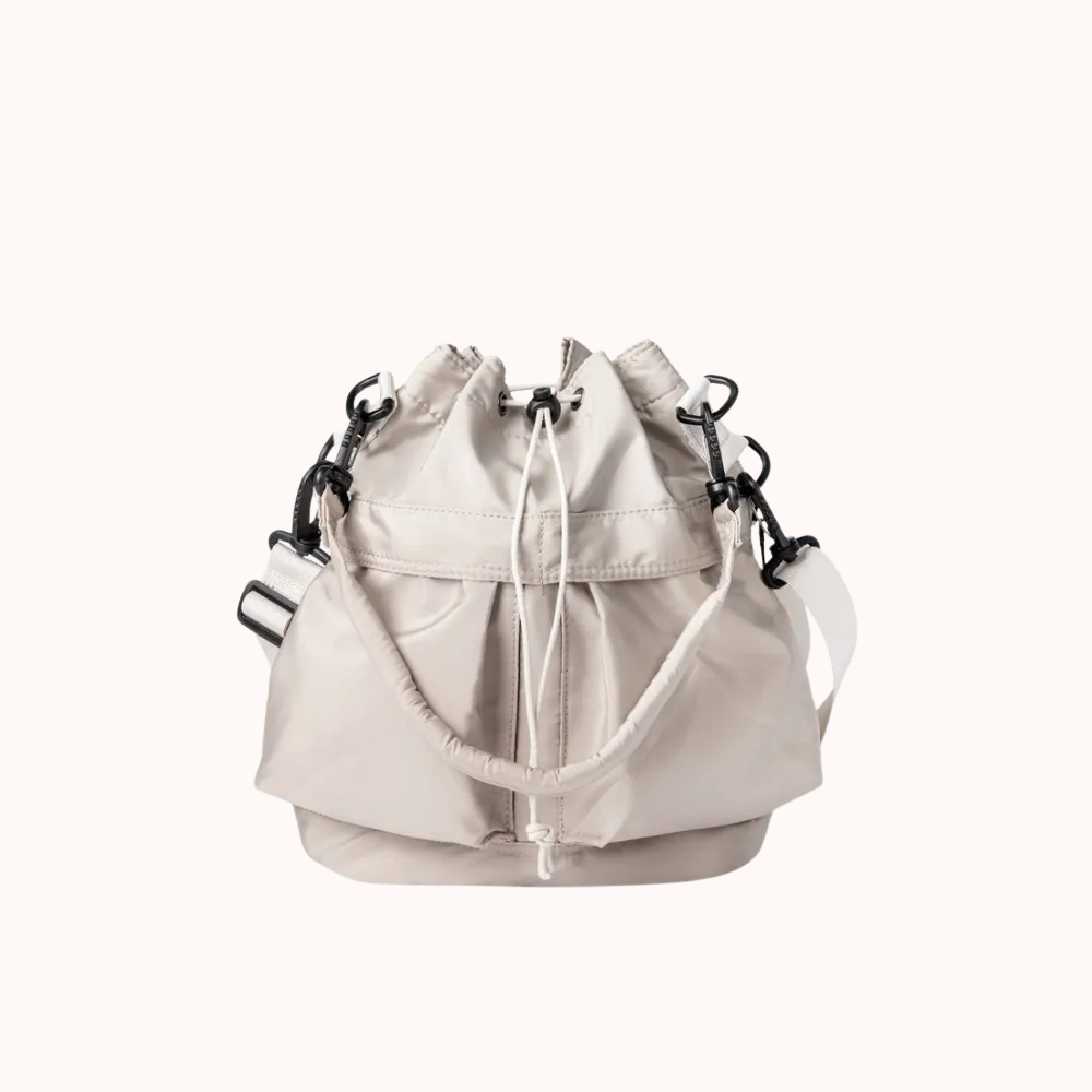Bellance Vegan Leather Crossbody Bucket Bag