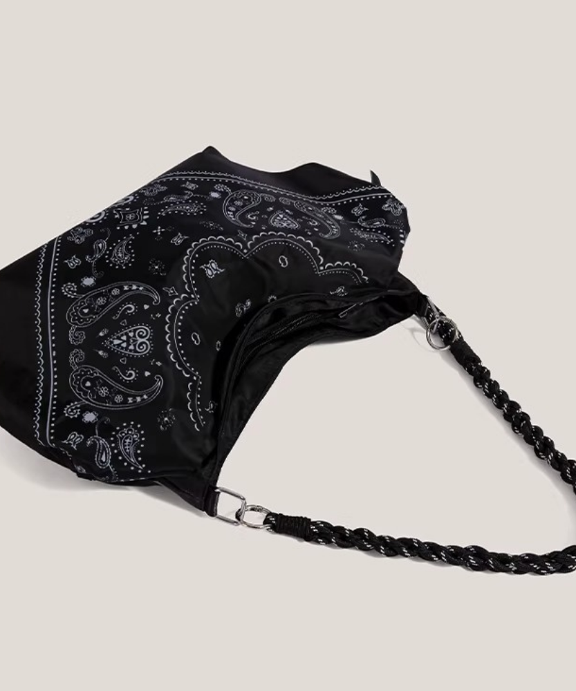 Noctelle Bandana Print Shoulder Bag
