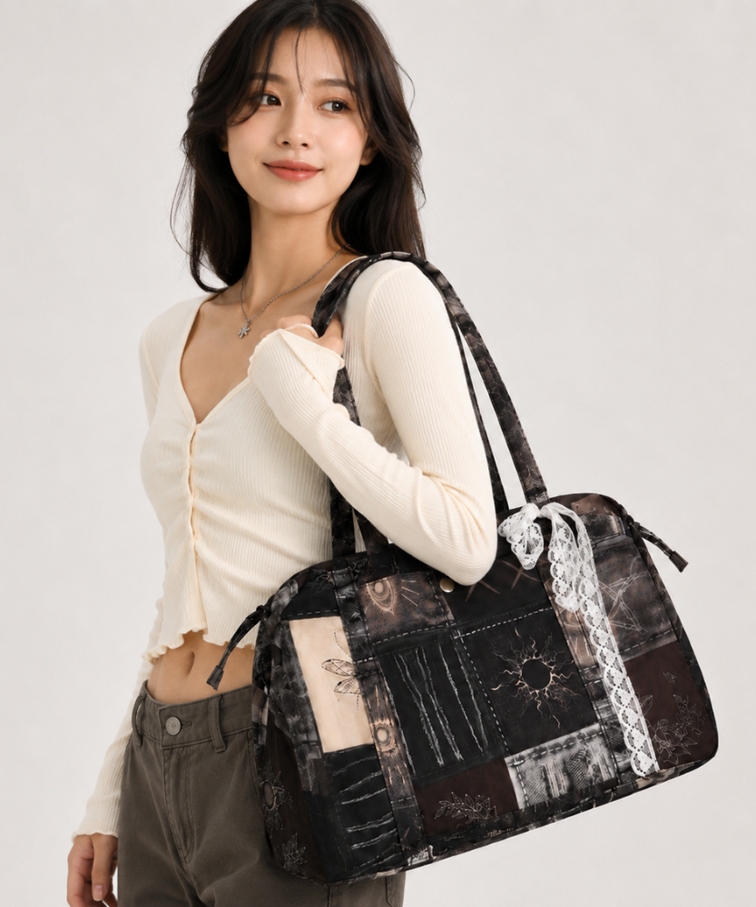 Patchera Graphic Shoulder Bag