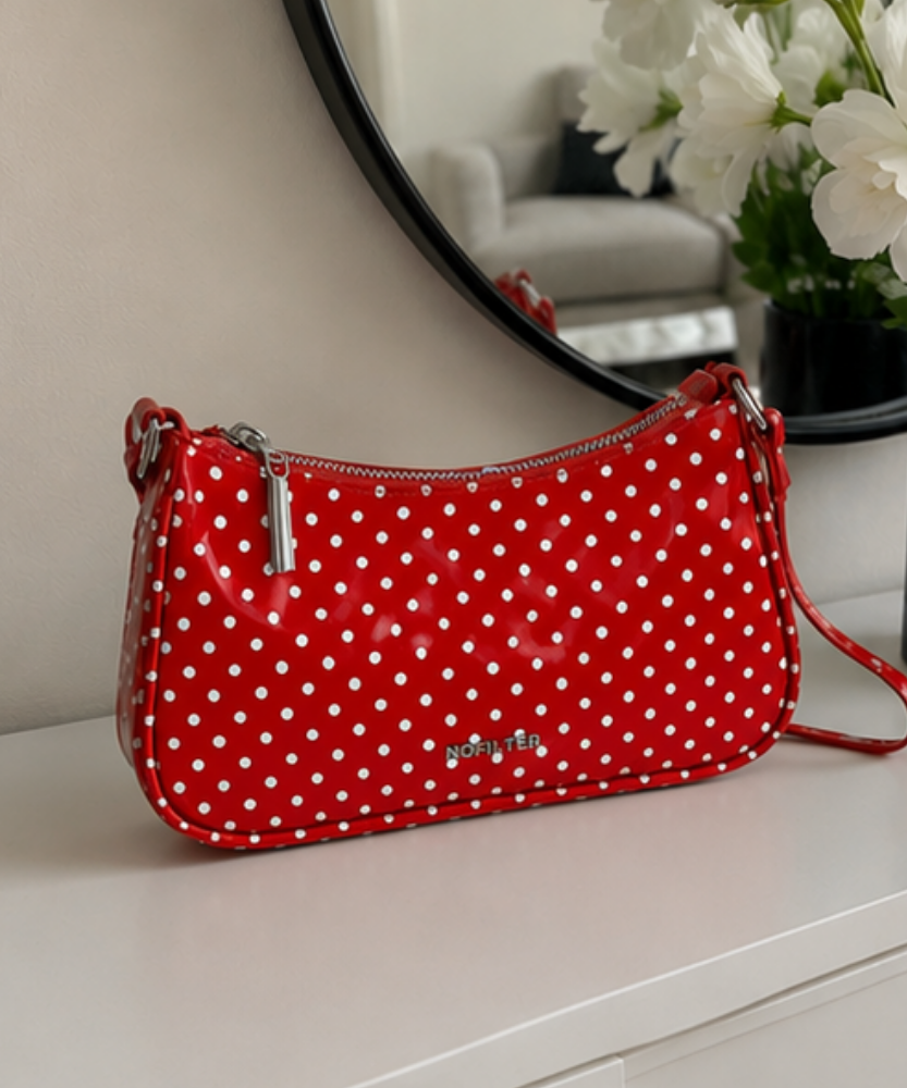 Rubiena Polka Dot Shoulder Bag