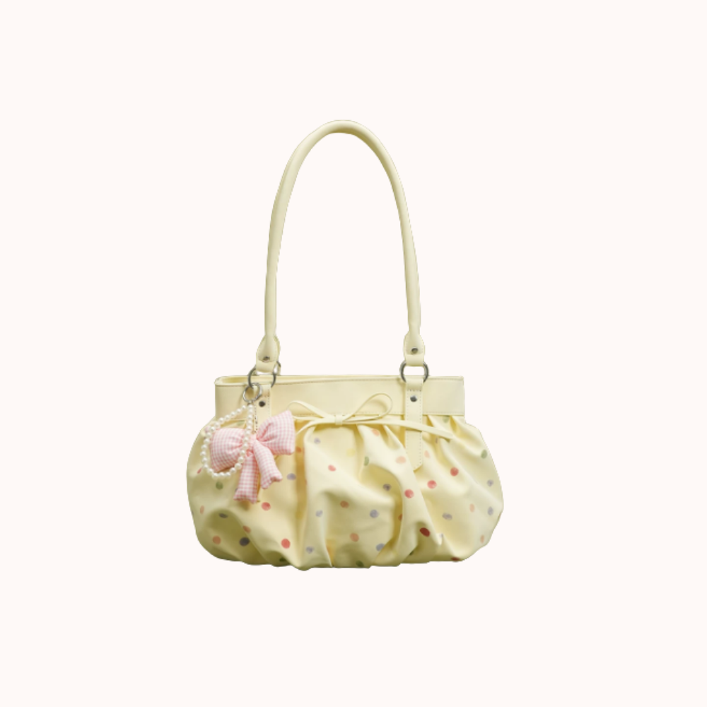 Caspina Polka Dot Shoulder Bag