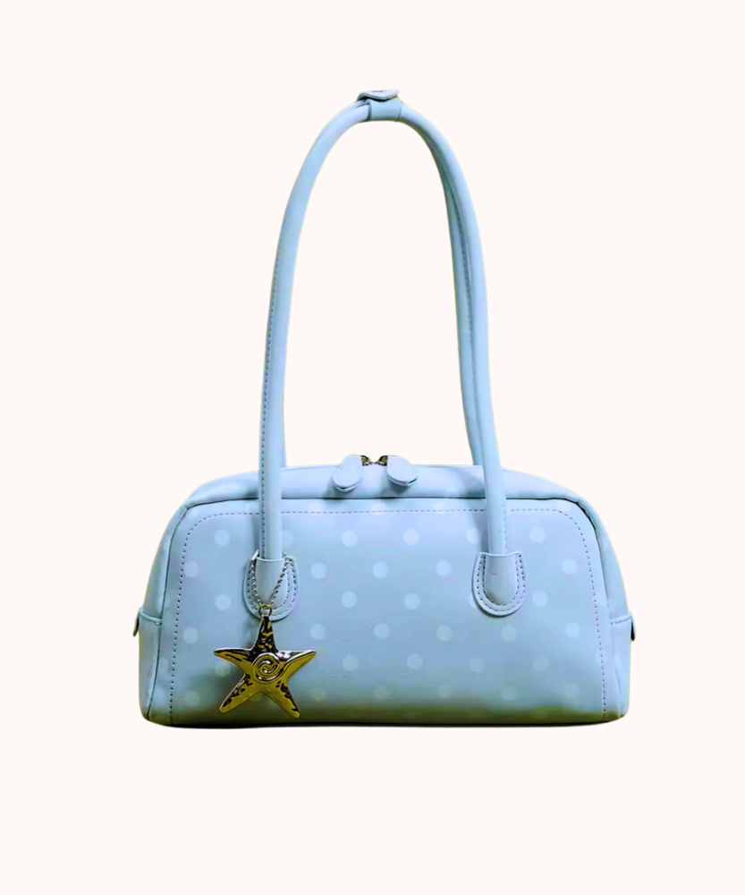 Poléris Polka Dot Barrel Bag