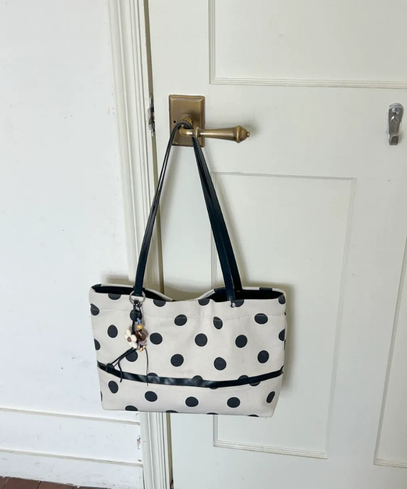 Poisara Polka Dot Tote Bag