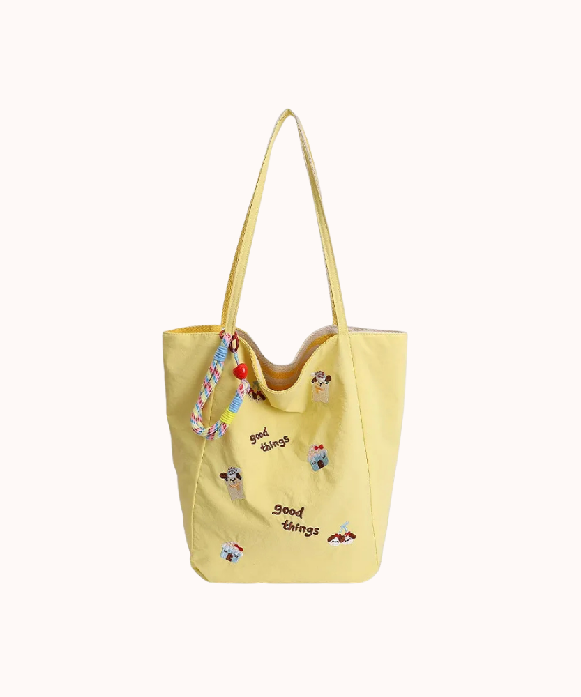 Fioratta Embroidered Tote Bag