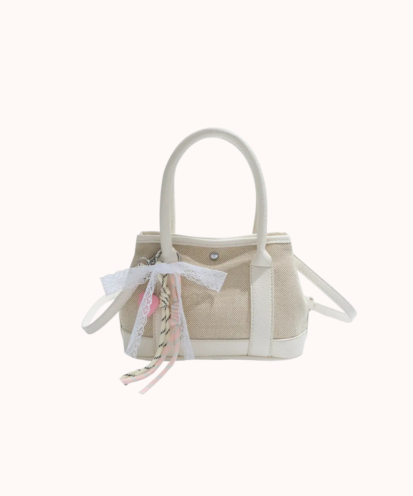 Liorvane Lace Charm Mini Handbag
