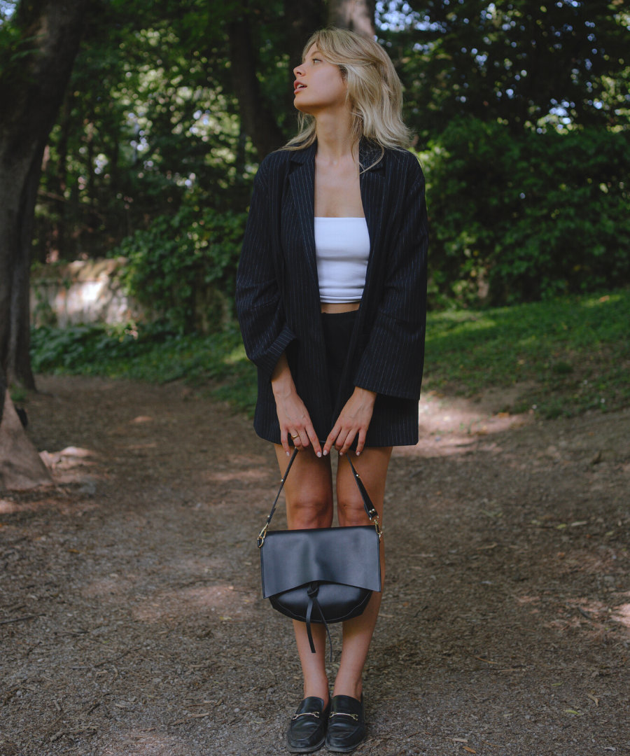 Aurore Vegan Leather Crossbody Bag