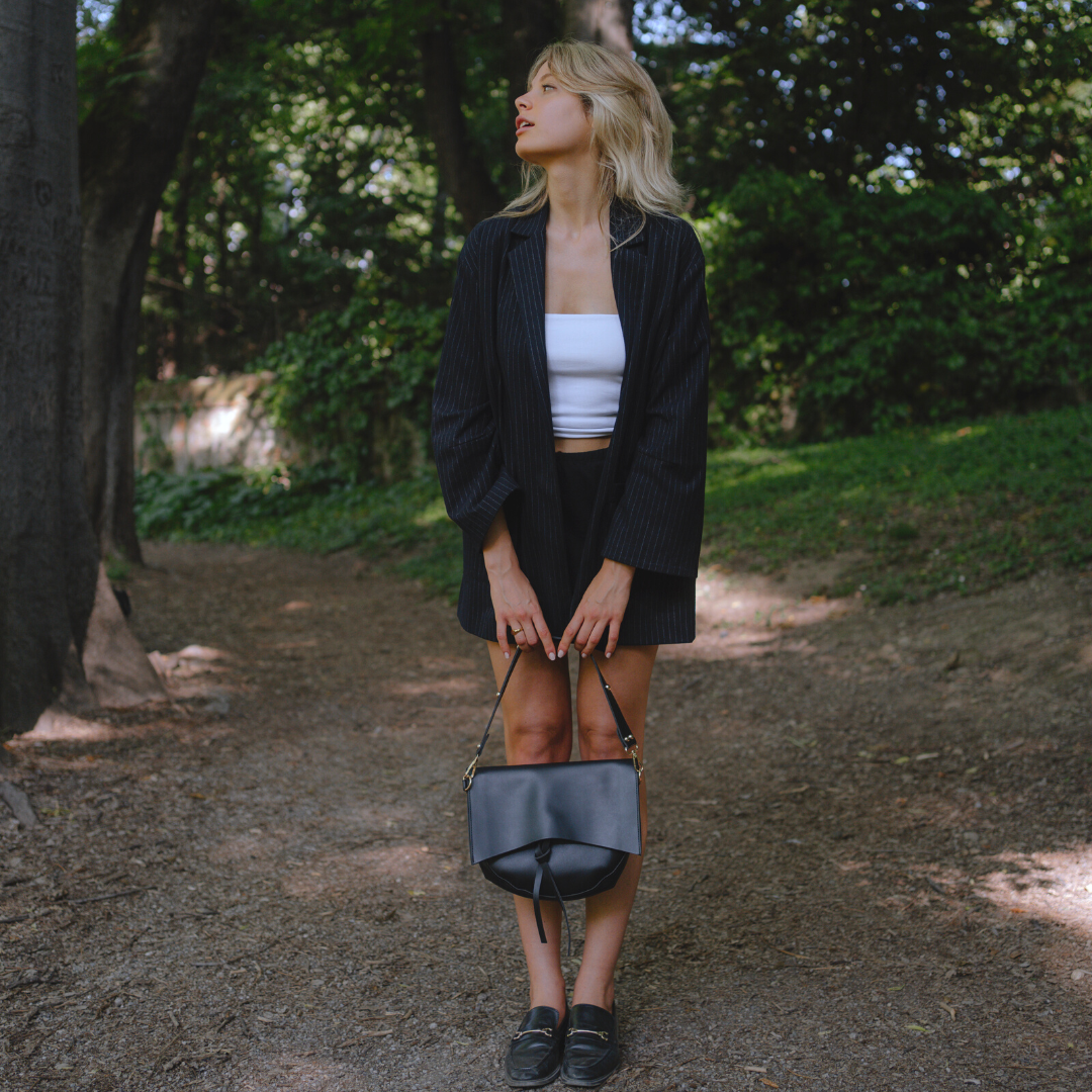 Aurore Vegan Leather Crossbody Bag