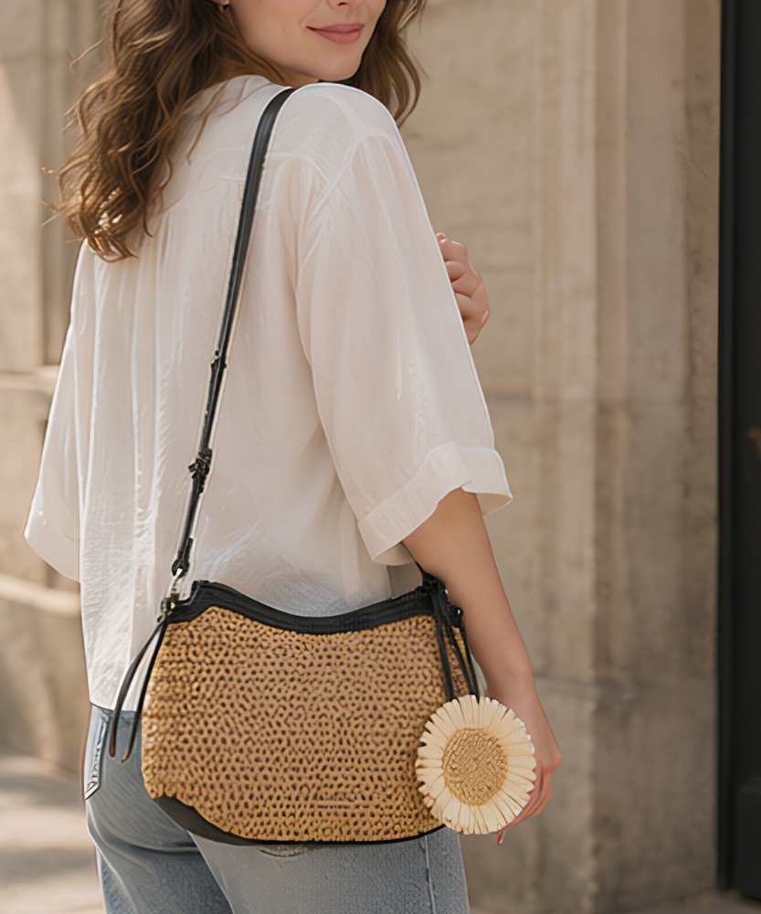 Solene Woven Shoulder Bag