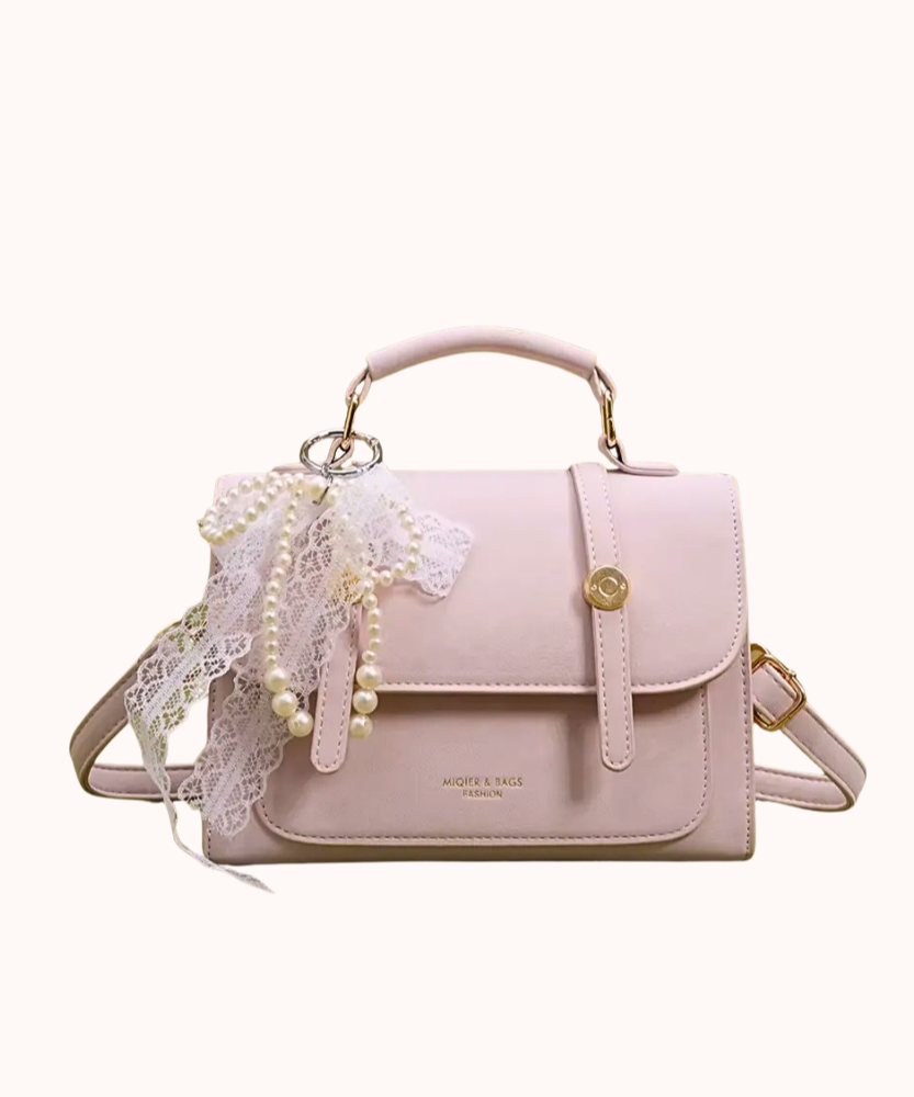 Vessara Top Handle Flap Bag