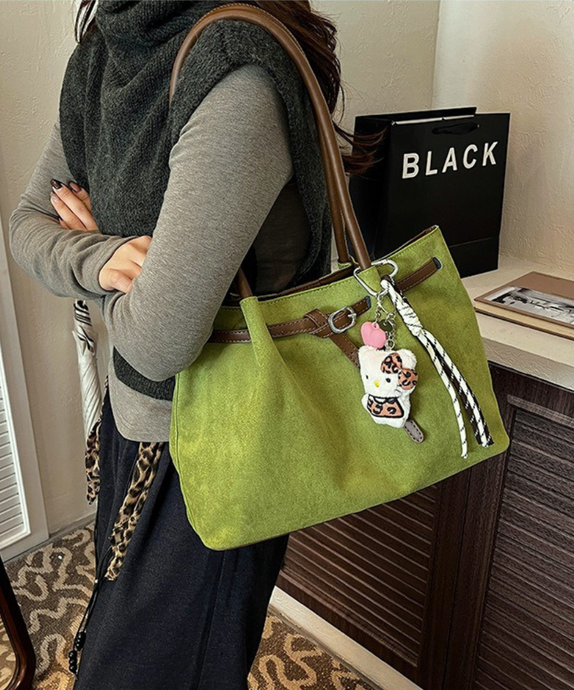 Corviane Drawstring Shoulder Bag