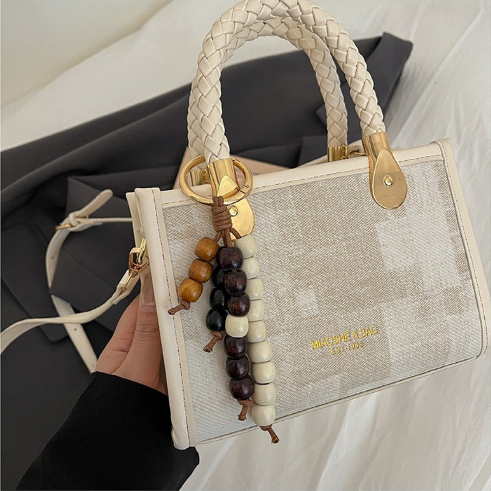 Capucine Braided Handle Mini Handbag