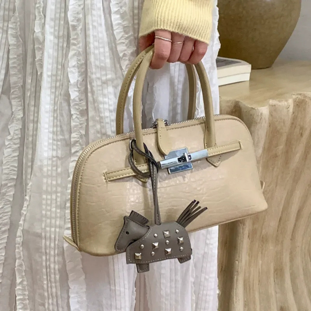 Bertille Lock Detail Mini Handbag