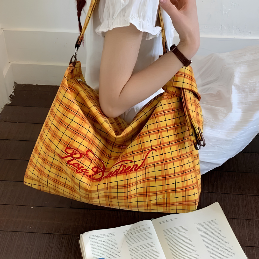 Givrelle Plaid Shoulder Bag