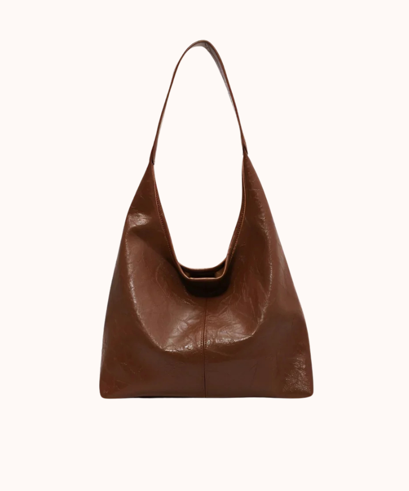 Adélya Vegan Leather Hobo Bag