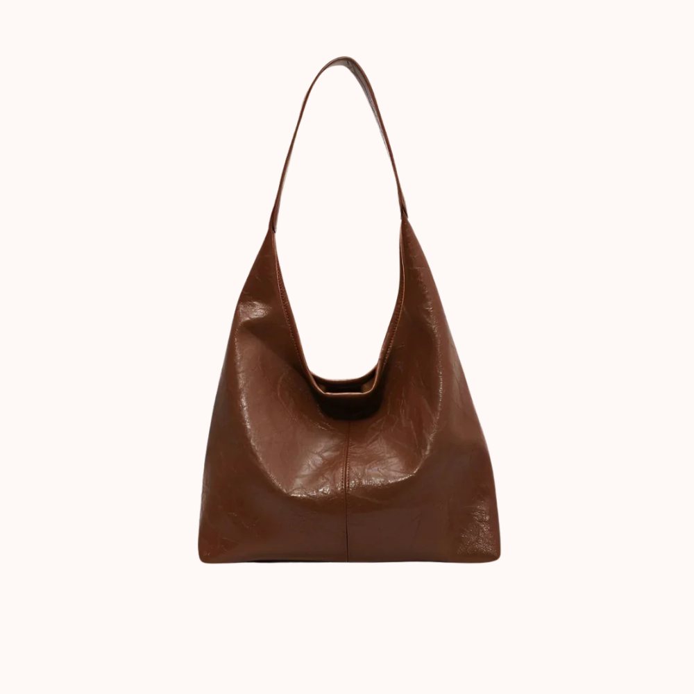 Adélya Vegan Leather Hobo Bag