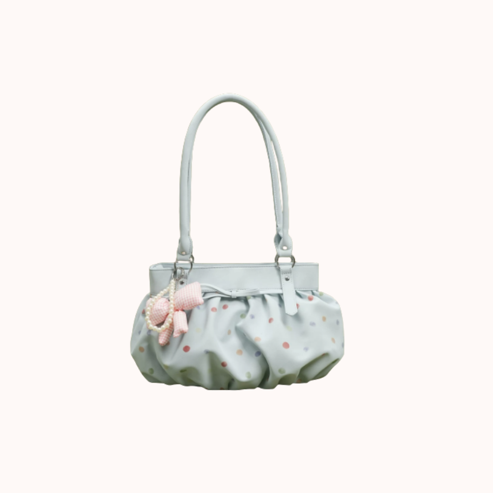 Caspina Polka Dot Shoulder Bag