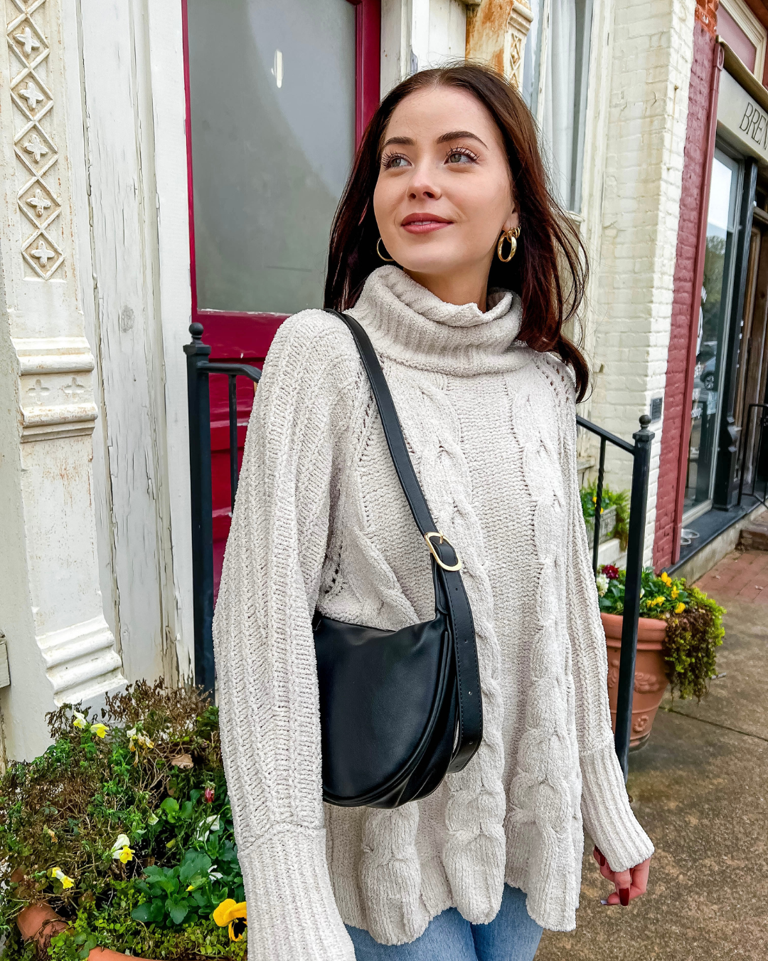 Belloria Vegan Leather Crossbody Bag